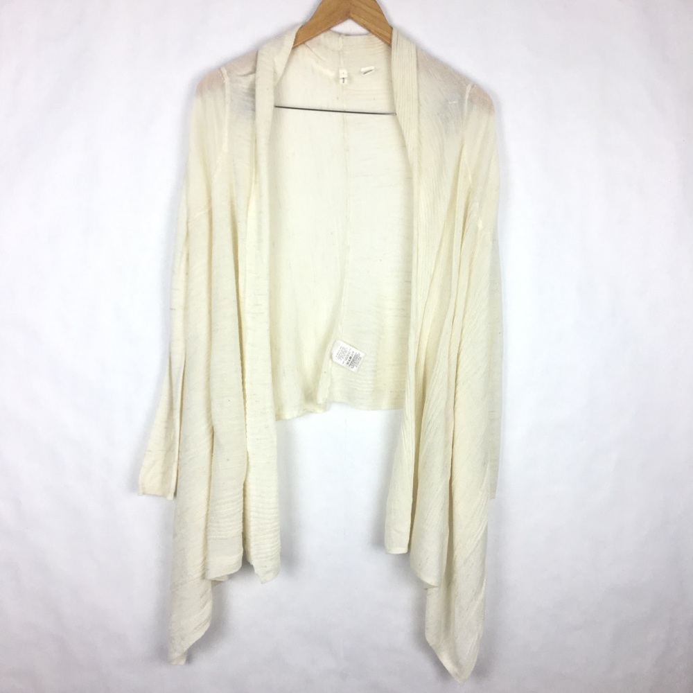 Anthropologie Waterfall Open Front Cardigan Medium